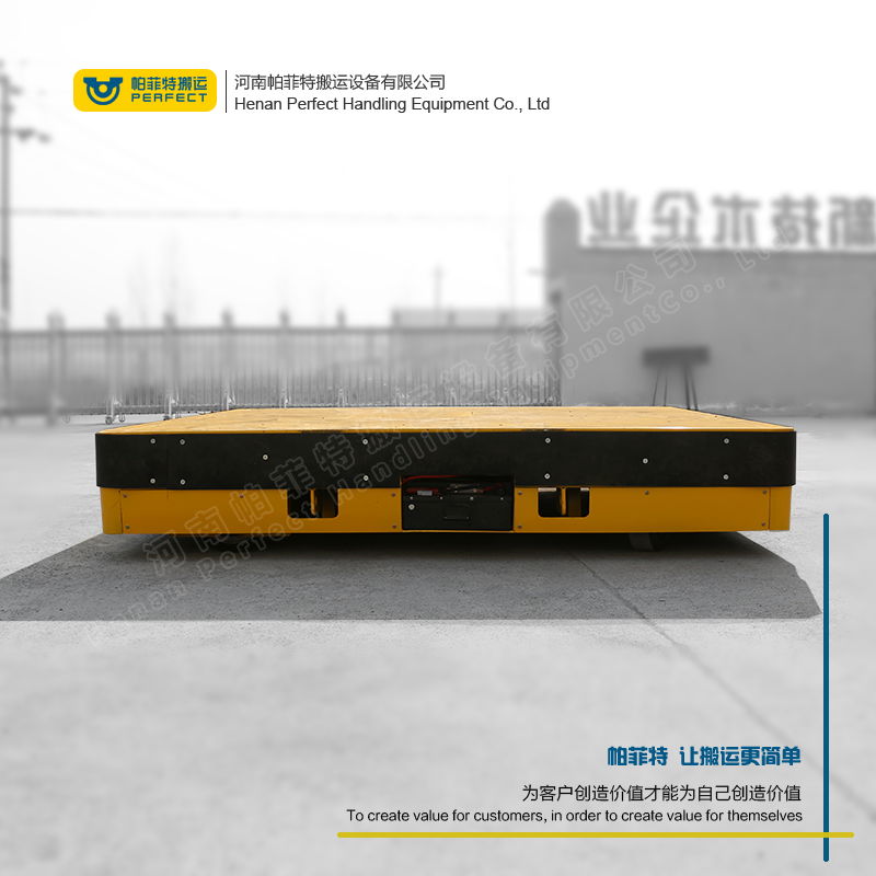  Rolled steel transfer cart with steerable function