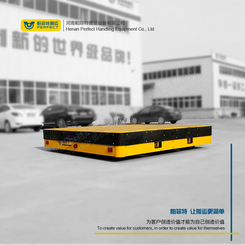  Rolled steel transfer cart with steerable function 2