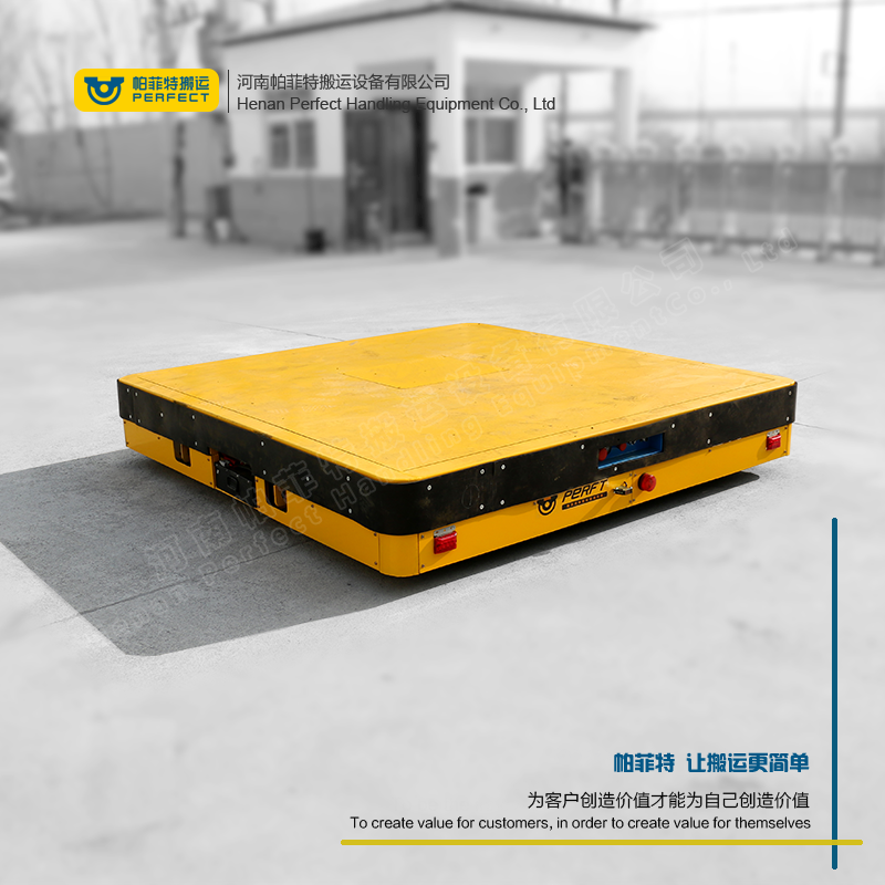  Rolled steel transfer cart with steerable function 3