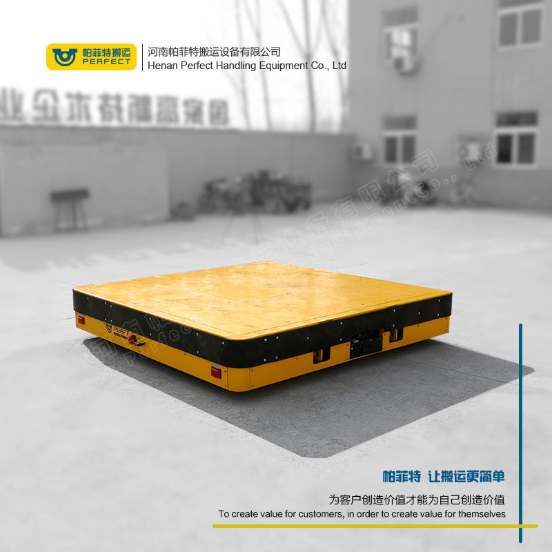  Rolled steel transfer cart with steerable function 4