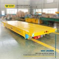 Industrial steel carts rail mounted transfer trolley with po