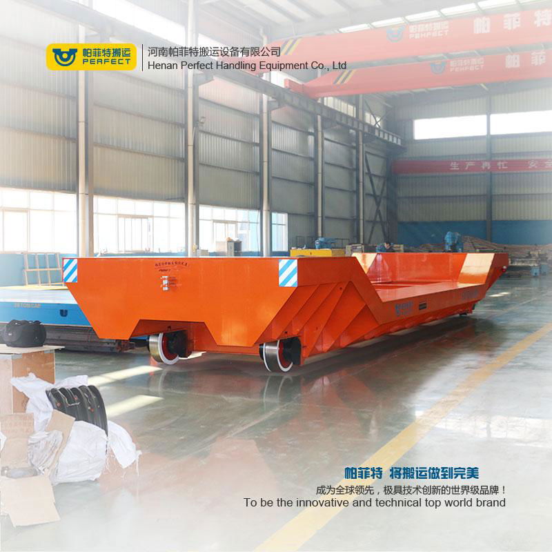 Heavy-duty advanced factory use rail guided transfer trolley 4