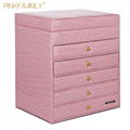 New Fashion Croco Leather Packing Storage Jewelry Box 2