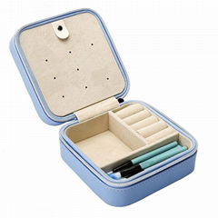 New Arrival Travel Jewelry Mini Box with Zipper for Jewelry Accessory