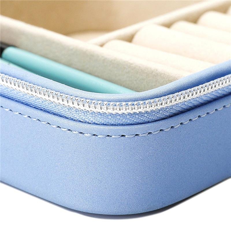 New Arrival Travel Jewelry Mini Box with Zipper for Jewelry Accessory 4
