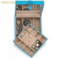 Best Sale Organizer Mirrored Jewelry Gift Box with Ribbon 2