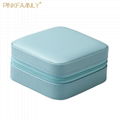 Wholesale Women Mini PU Jewelry Storage Case Jewelry Organizer Box with Custom L 2