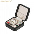 Wholesale Women Mini PU Jewelry Storage Case Jewelry Organizer Box with Custom L 3