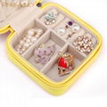 Wholesale Women Mini PU Jewelry Storage Case Jewelry Organizer Box with Custom L 4