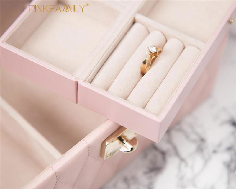 Jewelry Packaging Boxes Organizer For Jewelry Makeup Case Gift 3