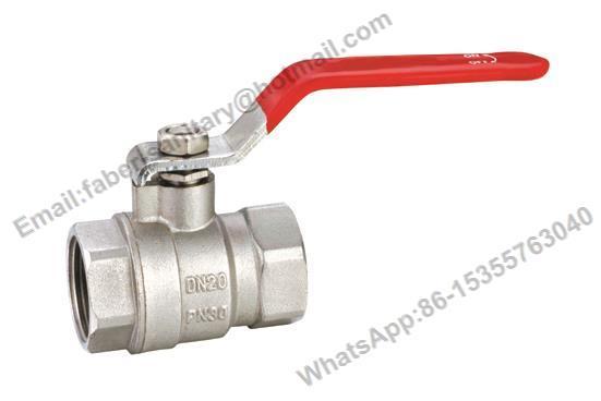 China Factory 6 inch Brass Ball Valve Full Port Flat Lever Handle 5