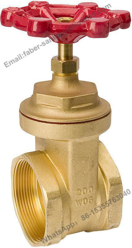 China Factory 6 inch Brass Ball Valve Full Port Flat Lever Handle 2