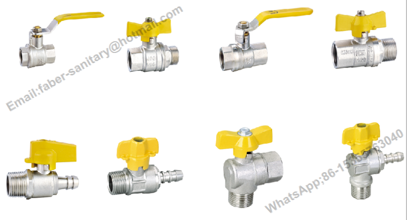 Factory Wholesale Brass Gas Control Ball Valves 1