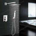 In wall concealed cold and hot shower mixer 4