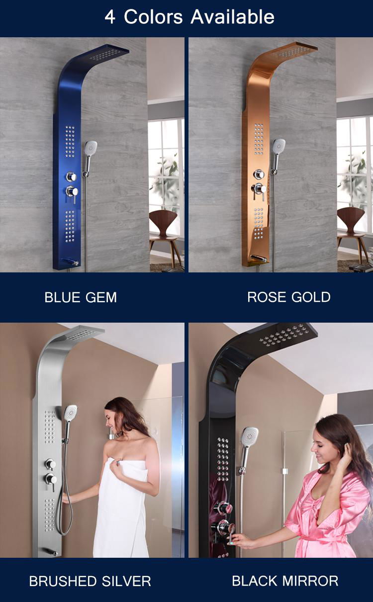 Professional Manufacture Cheap Wall Mounted Shower Pannel
