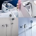 High Quality Square Basin Faucet Single Lever Shower Mixer  4