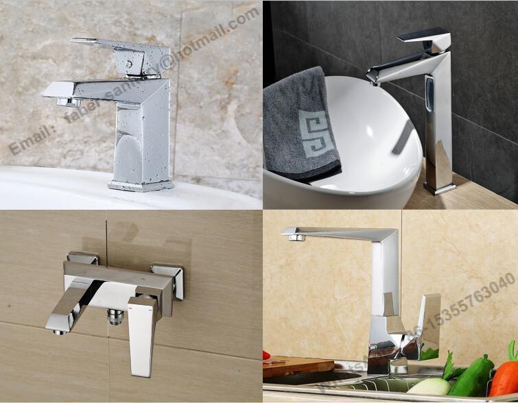 High Quality Square Basin Faucet Single Lever Shower Mixer  5