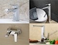 High Quality Square Basin Faucet Single Lever Shower Mixer  5