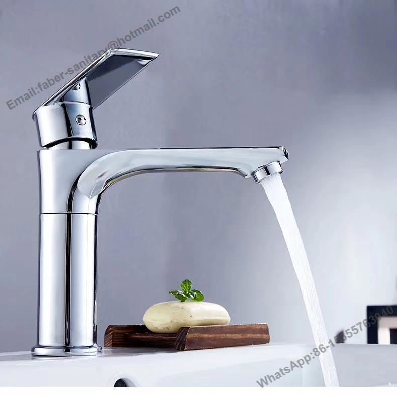 brass pull-out kitchen faucet single lever basin faucet 3