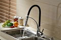 brass chrome square pull out faucet sink mixer 4