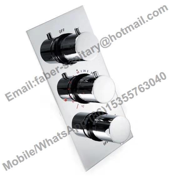High quality in wall shower mixer with digital display 5
