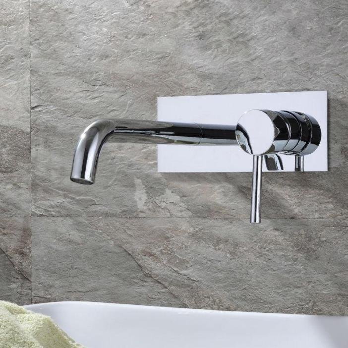 In Wall concealed brass basin faucet  4