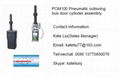 Pneumatic outswing bus door cylinder for