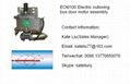 Electric outswing bus door motor for