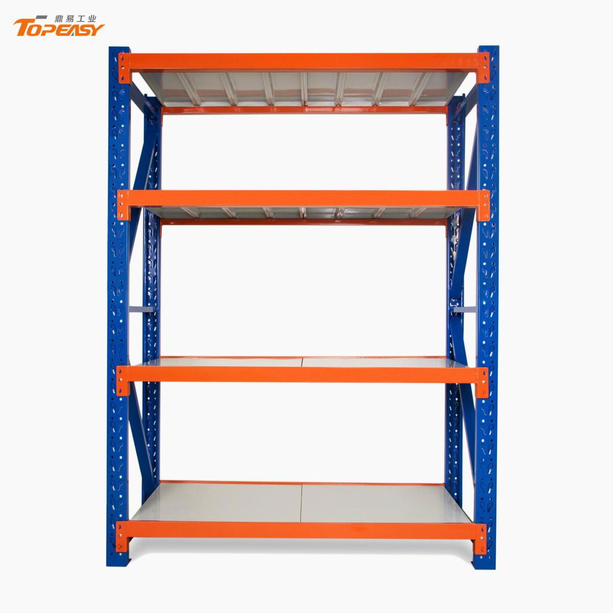 metal storage shelf rack for warehouse system