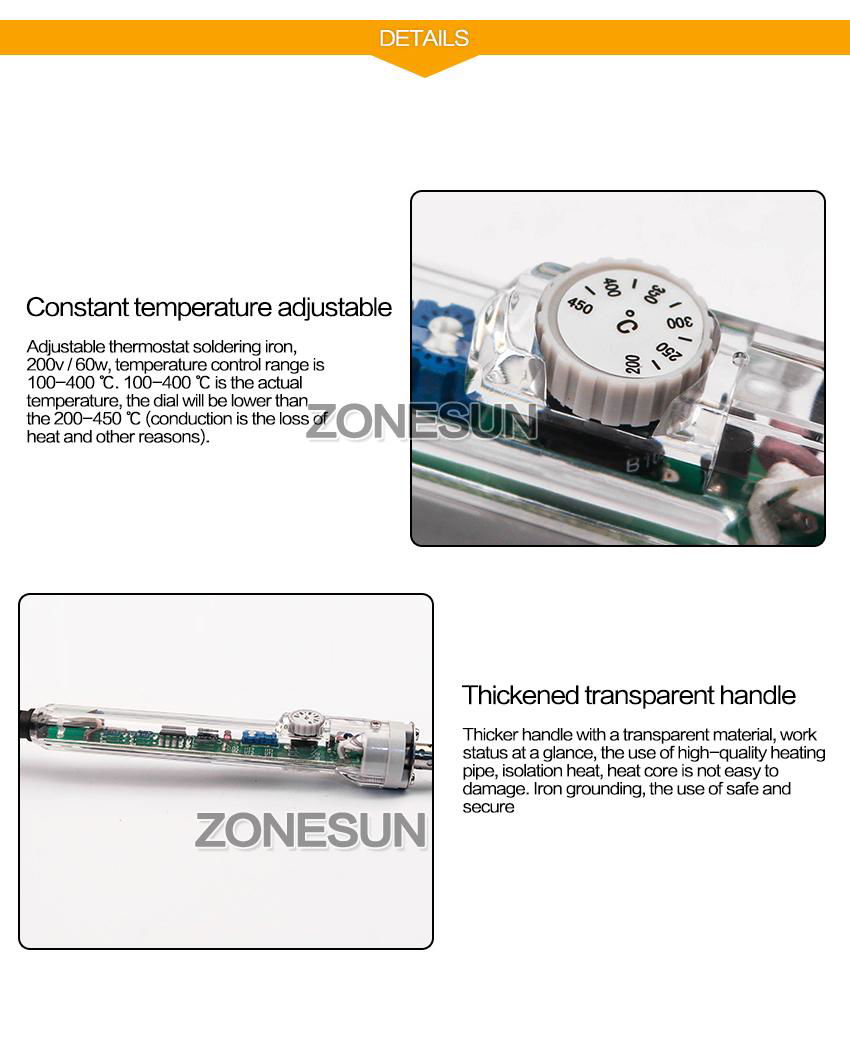 220V/60W Handheld Brand Hot Stamping Machine and Cooled Leather Embossed LOGO Tr 3