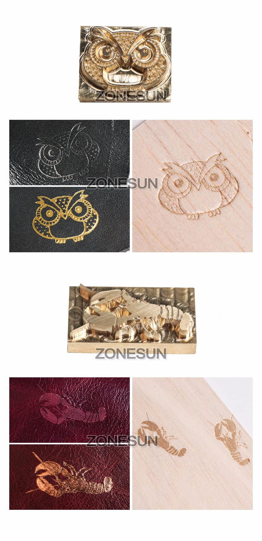 New Customize Hot Brass Stamp CECILE Iron Mold with Logo,Personalized Mold heati 3