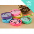 wholesale cheap custom cute design travel use contact lens case 2