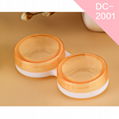 2018 new solid color design custom wholesale Polypropylene contact lens case 2