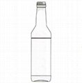  350ml vodka distilled liquor spirit glass bottle flint 1