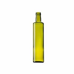 250ml circle olive oil glass bottle dark green