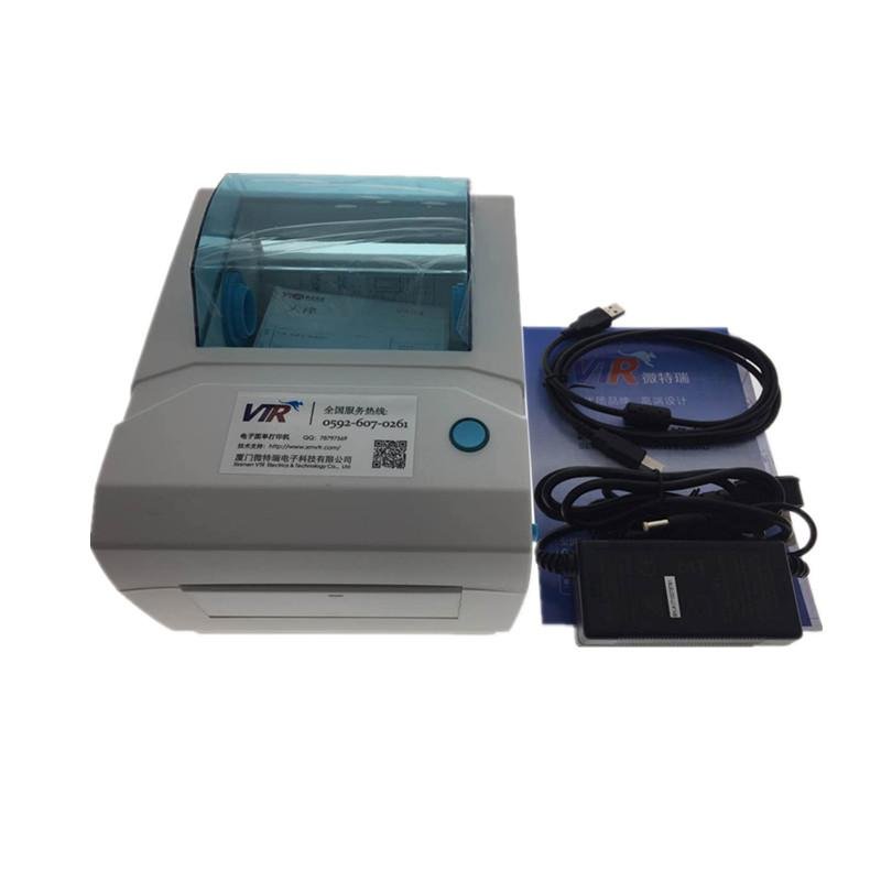 Thermal receipt printer or barcode label printer with USB port 2