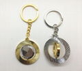 Personal fashion metal souvenir key chain with custom design 1