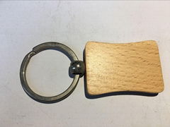 Personalized fashion custom wood keychain