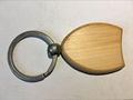 Personalized fashion custom wood keychain 4