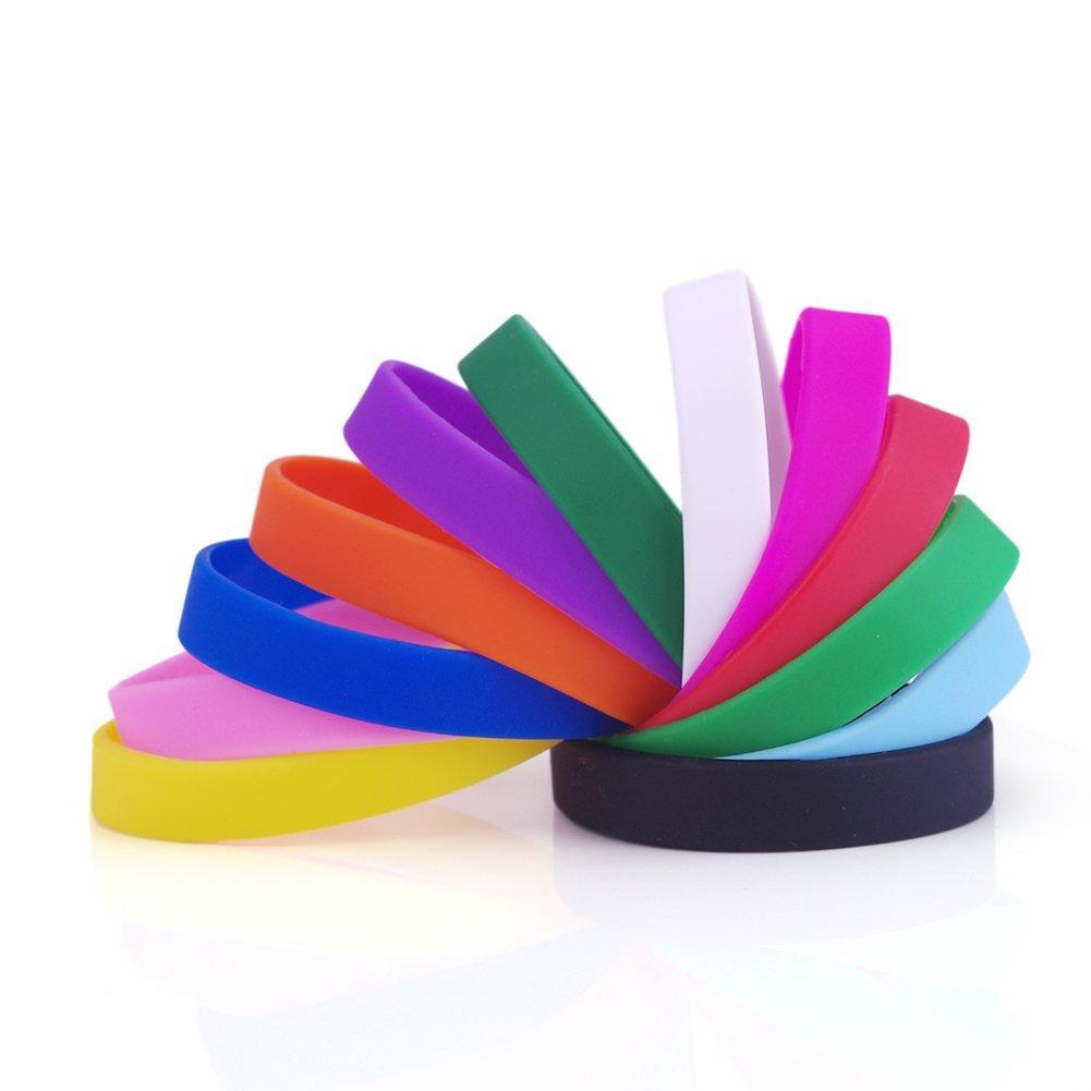 fashion high quality silicone rubber unisex wristband with custom