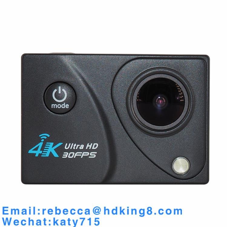 2寸LTPS4K30幀夜視補光燈手電筒SOS防水深30米運動相機                3