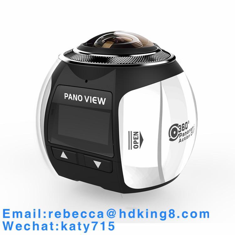 360 Degree VR Panoramic Action Camera with HDKing V1A 3