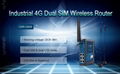 Industrial 4G Dual SIM - Dual LTE modules Wireless Router 1