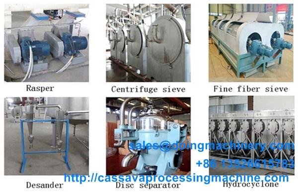 Cassava flour production process machine 2
