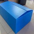 Light weight pp corrugated turnover box in foldable type 4
