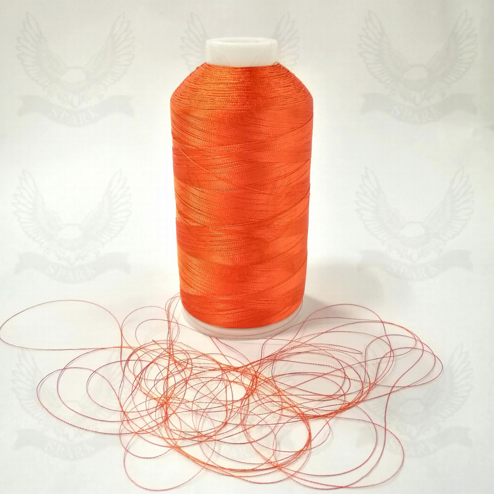 100% dyed viscose rayon embroidery thread 