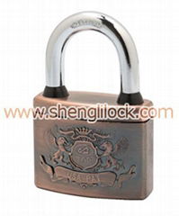 PLASTIC COVER ARC SHAPE ATOM PADLOCK 