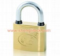 GOLD PLATED ARC TYPE PADLOCK