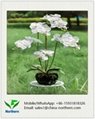 Decorative Real Touch White Artificial Orchid 1