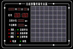 新型山洪入戶預警系統藍芯電子LXDZ-YQH-04B型專業版入戶報警器